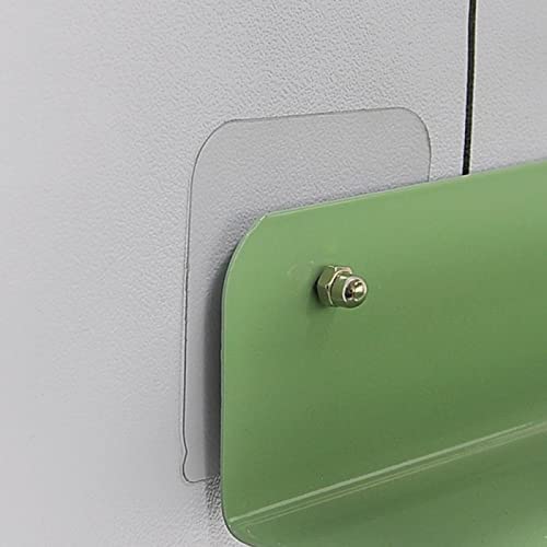 Stainless Steel, PVC, ABS Nail Free Seamless Adhesive Non-Trace No Drilling Installation Hanging, Waterproof Screws Wall Hook (Transparent) - 10 Pack