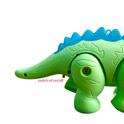 Walking Dinosaurs Toy with Lights and Realistic Dinosaur Sound, Walking/Moving Dinosaur Toys for Kids, Battery Operated Musical Dinosaur Toys 1Pc
