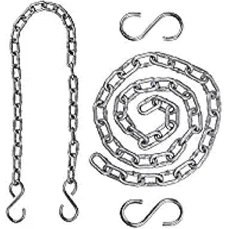 Single Seater Alloy Steel Swing Chair,Hanging Hammock Swing Chair/Without Stand & for Indoor,Outdoor,Patio, Balcony, (Brown & White)